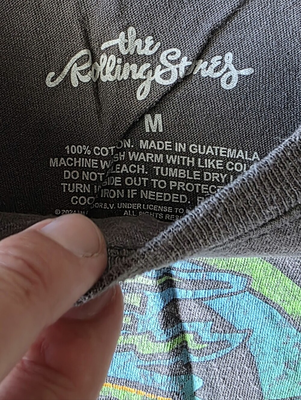 the Rolling Stones Charcoal 'Some Girls' Graphic T-Shirt - Picture 3 of 4
